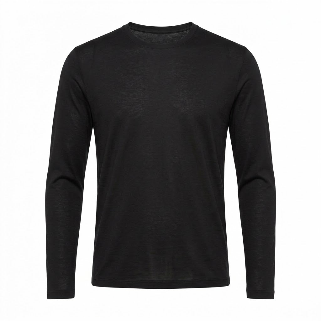 Premium Long-Sleeve Egyptian Cotton T-Shirt