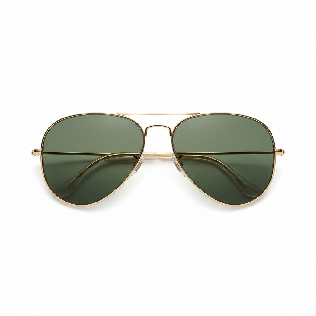 Classic Gold Aviator Sunglasses