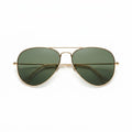 Classic Gold Aviator Sunglasses