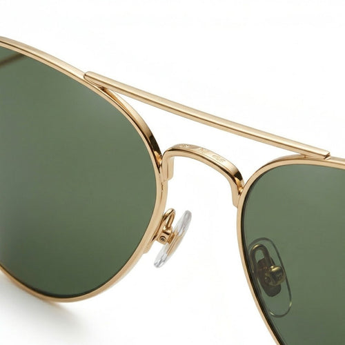 Classic Gold Aviator Sunglasses