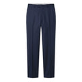 Classic Tailored Navy Wool Trousers