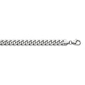 High-Polish Stainless Steel Flat-Link Bracelet